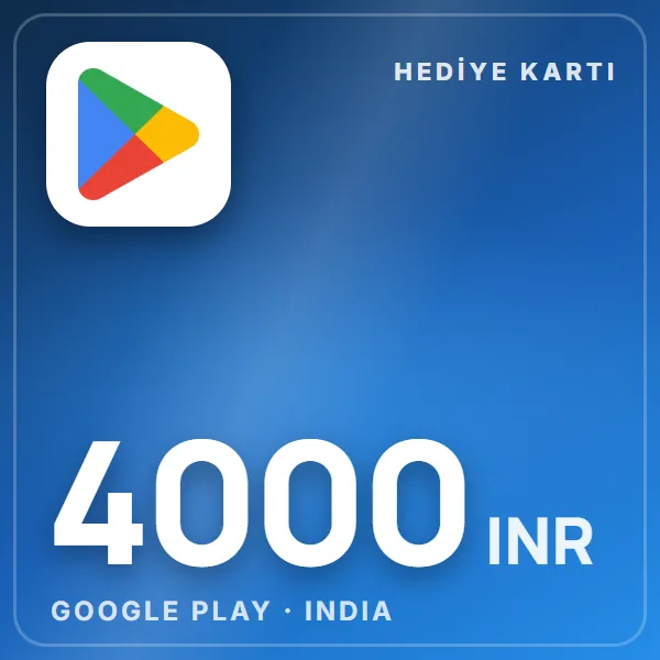 Google Play India 4000 INR görseli