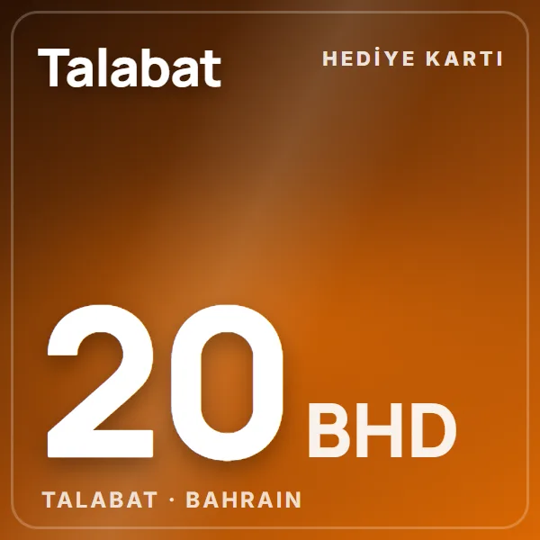 Talabat Bahrain 20 BHD görseli