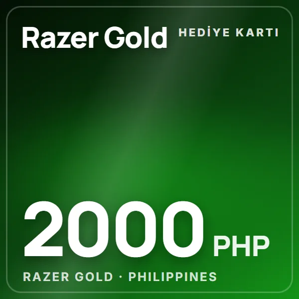 Razer Gold Philippines 2000 PHP görseli