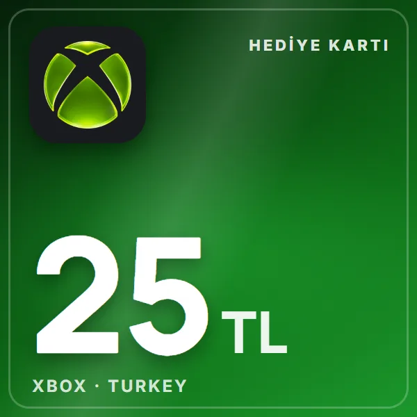 Xbox Turkey 25 TL görseli