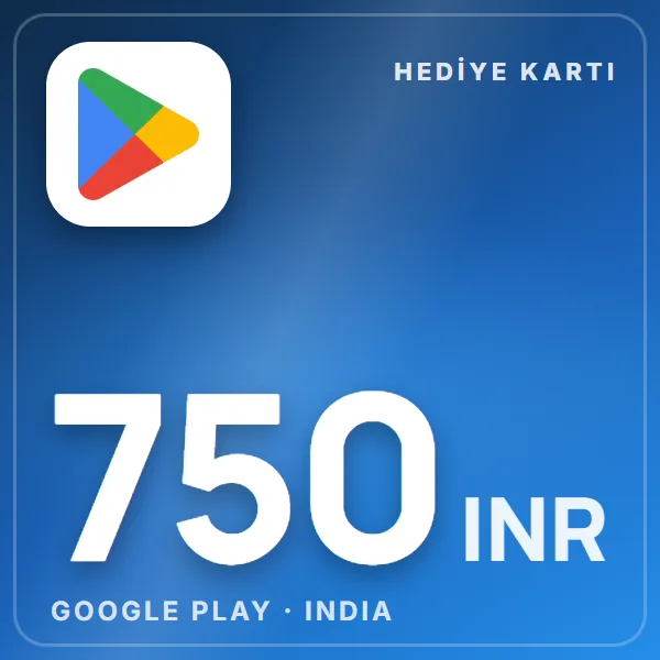 Google Play India 750 INR görseli