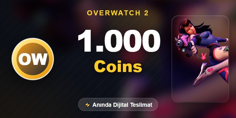 Overwatch 2 1.000 Coins görseli