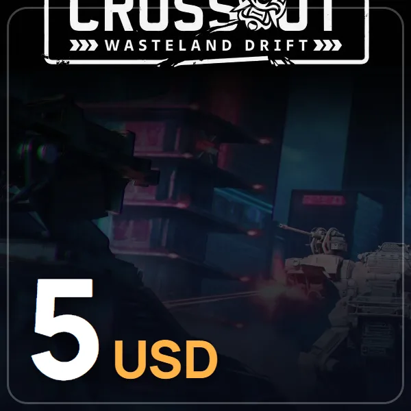 Crossout 5 USD Teckcard görseli