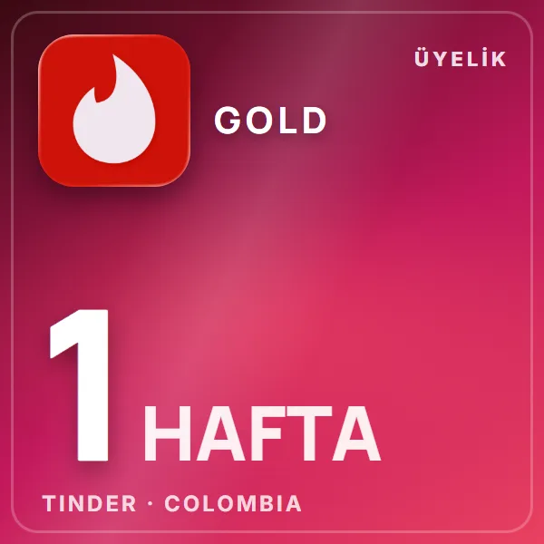 Tinder Colombia Gold 1 Week görseli