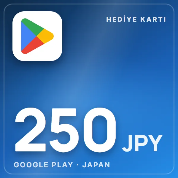 Google Play Japan 250 JPY görseli
