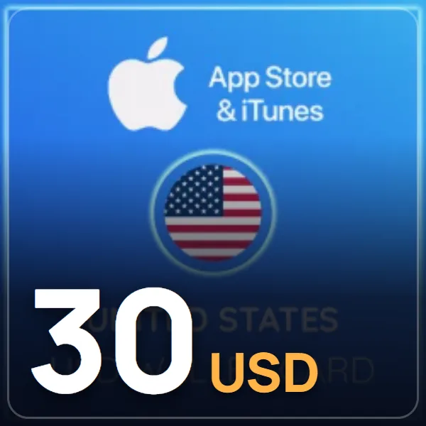 30 USD App Store iTunes Hediye Kartı görseli