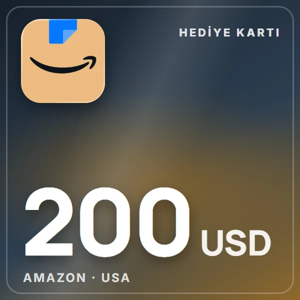 Amazon USA 200 USD görseli