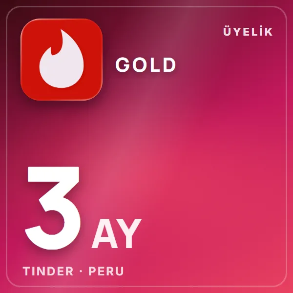 Tinder Peru Gold 3 Month görseli