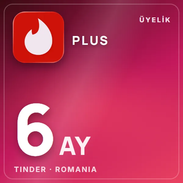 Tinder Romania Plus 6 Month görseli