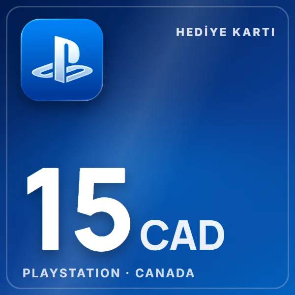PSN Card Canada 15 CAD görseli