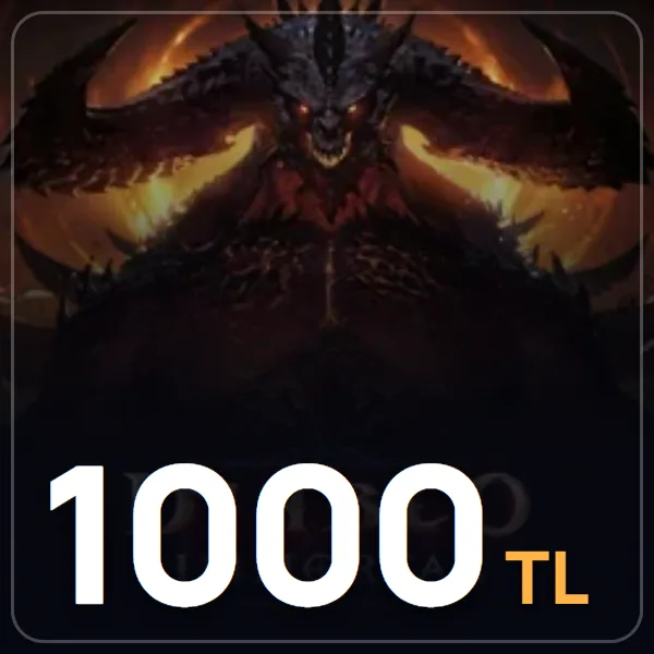 Diablo Immortal 1000 TL Bakiye (iOS) görseli