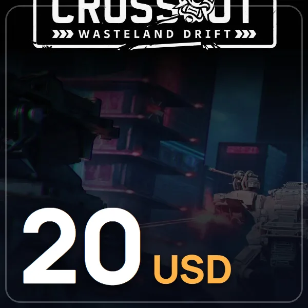 Crossout 20 USD Teckcard görseli