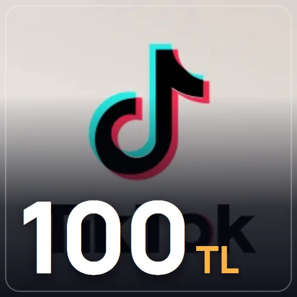 Tiktok 100 TL Hediye Kartı (IOS) görseli