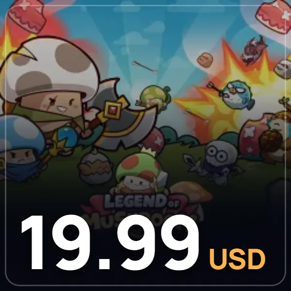 Legend of Mushroom 19.99 USD Gems + 400 Elmas görseli