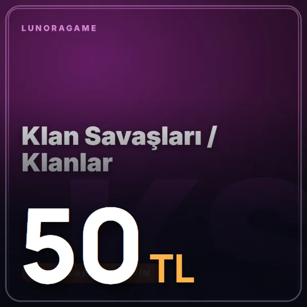 Klan Savaşları Google Play 50 TL Hediye Kartı görseli