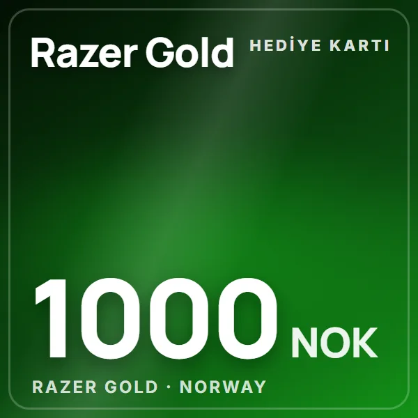 Razer Gold Norway 1000 NOK görseli