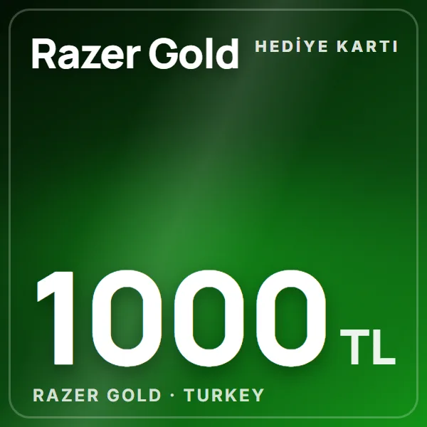Razer Gold Turkey 1000 TL görseli