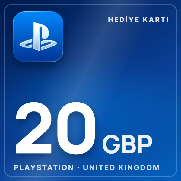 PSN Card United Kingdom 20 GBP görseli