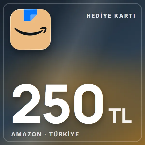Amazon.com.tr Hediye Kartı 250 TL görseli