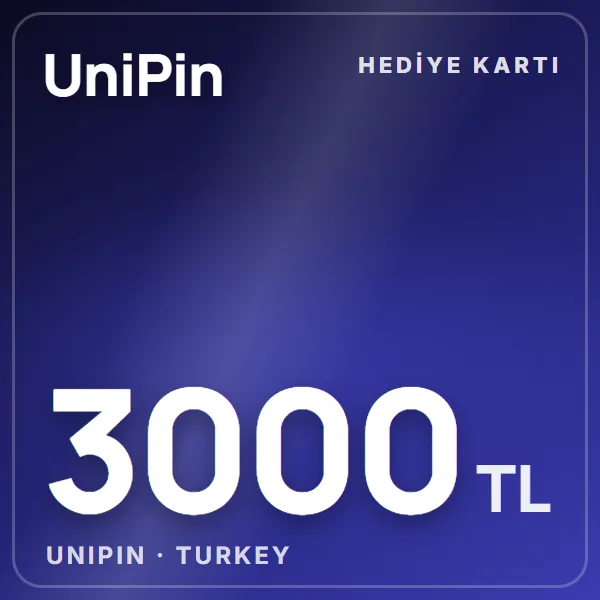 Unipin Turkey 3000 TL görseli