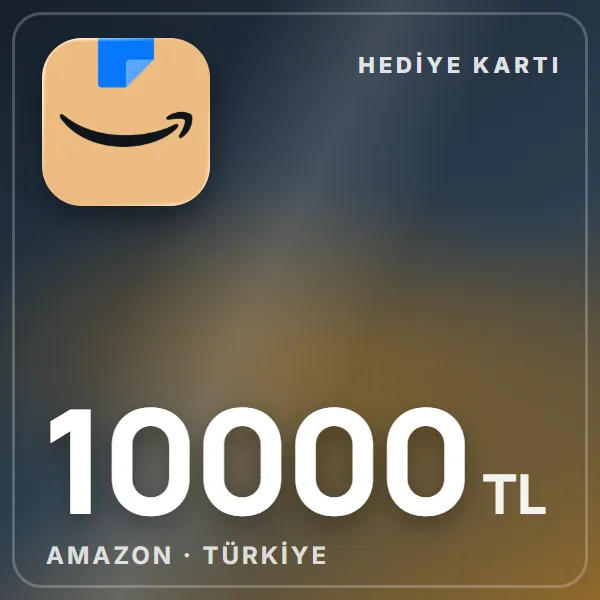 Amazon.com.tr Hediye Kartı 10000 TL görseli