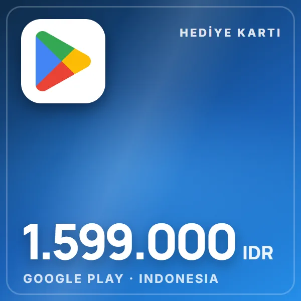 Google Play Indonesia 1.599.000 IDR görseli