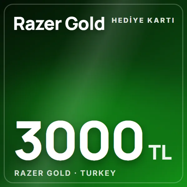 Razer Gold Turkey 3000 TL görseli