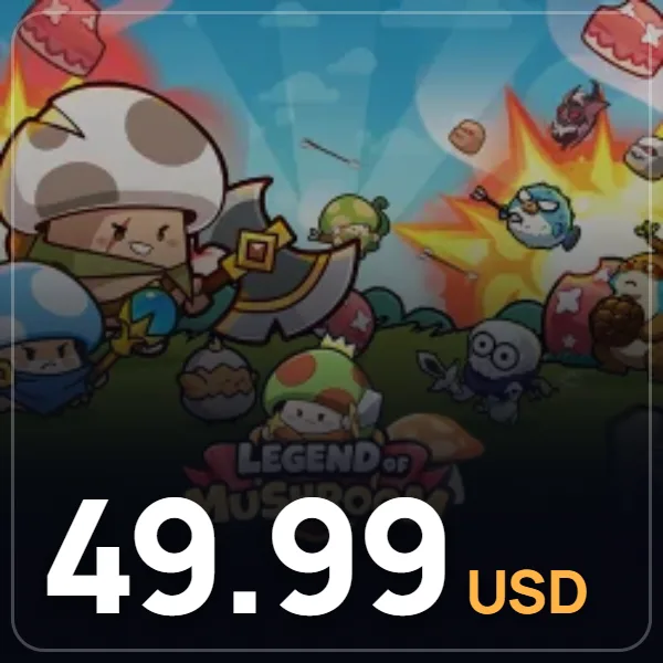 Legend of Mushroom 49.99 USD Gems + 1000 Elmas görseli