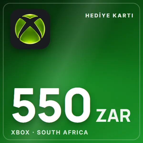 Xbox South Africa 550 ZAR görseli