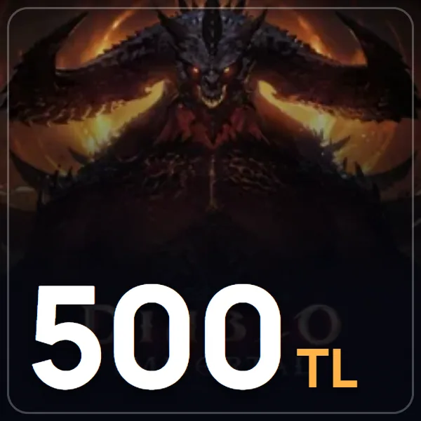 Diablo Immortal 500 TL Bakiye (iOS) görseli