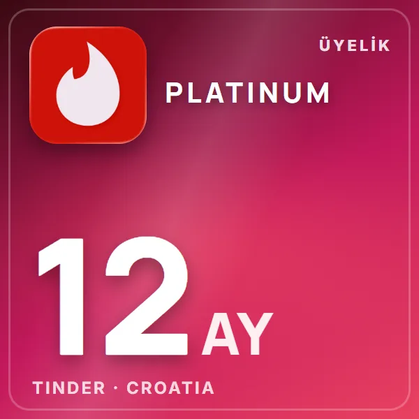 Tinder Croatia Platinum 12 Month görseli