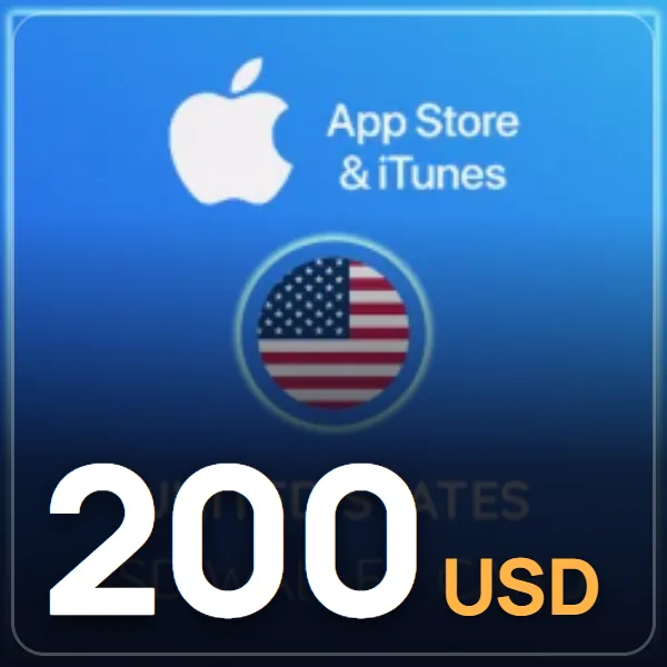 200 USD App Store iTunes Hediye Kartı görseli