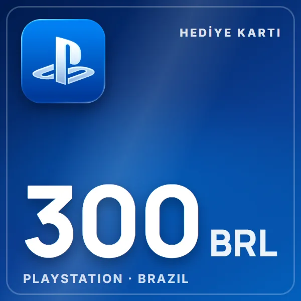 PSN Card Brazil 300 BRL görseli