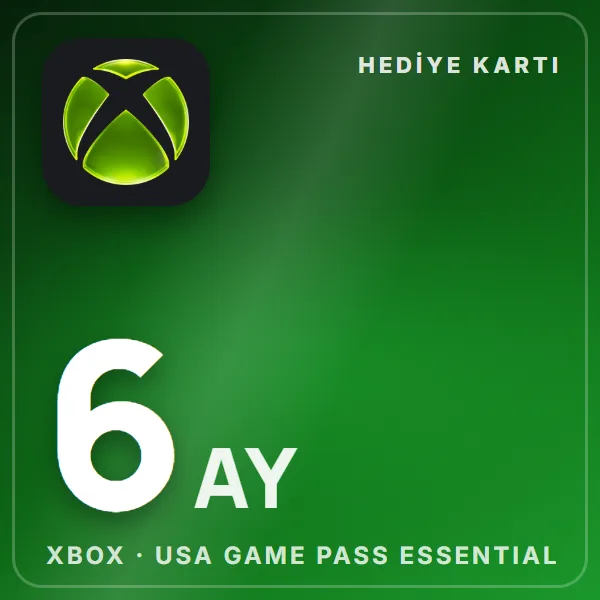 Xbox USA Game Pass Essential 6 Month görseli