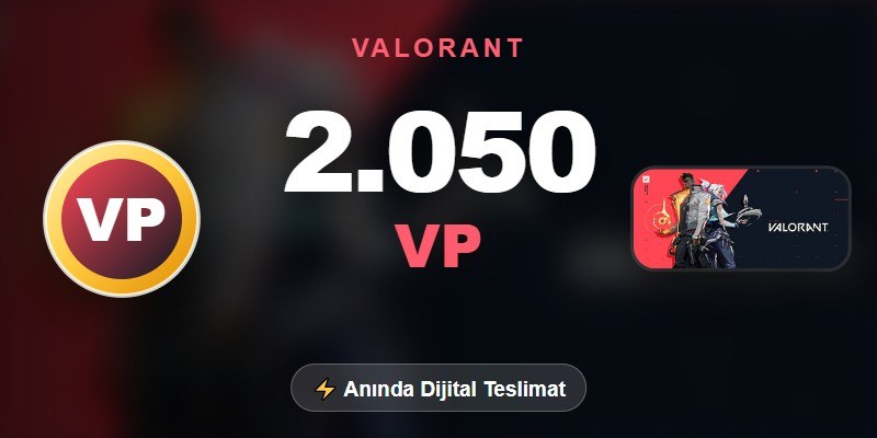 VALORANT 2.050 VP görseli