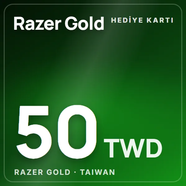Razer Gold Taiwan 50 TWD görseli