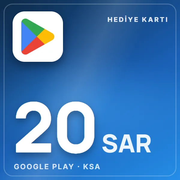 Google Play KSA 20 SAR görseli