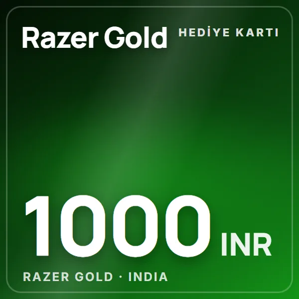 Razer Gold India 1000 INR görseli