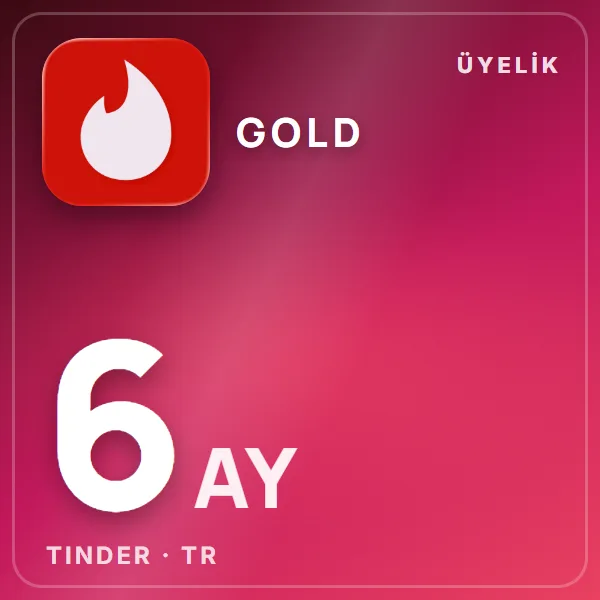 Tinder TR Gold 6 Month görseli
