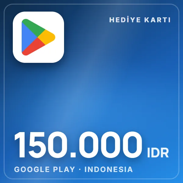 Google Play Indonesia 150.000 IDR görseli