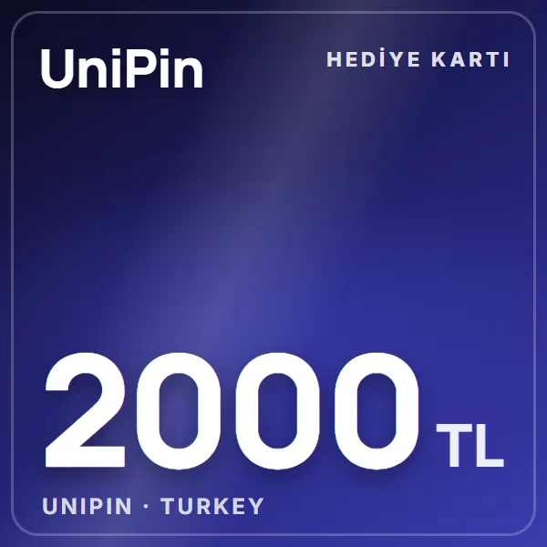 Unipin Turkey 2000 TL görseli