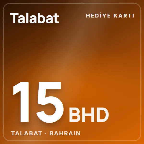 Talabat Bahrain 15 BHD görseli