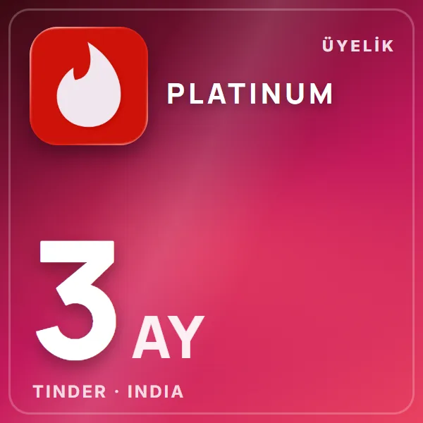 Tinder India Platinum 3 Month görseli