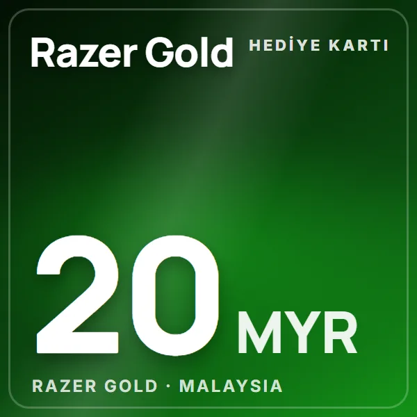 Razer Gold Malaysia 20 MYR görseli
