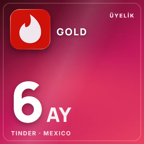 Tinder Mexico Gold 6 Month görseli