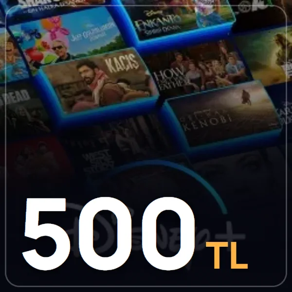 Disney Plus 500 TL Hediye Kartı görseli