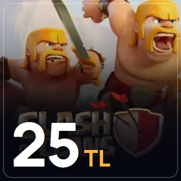 Clash of Clans 25 TL görseli