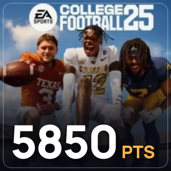 College Football 25 5850 Points görseli