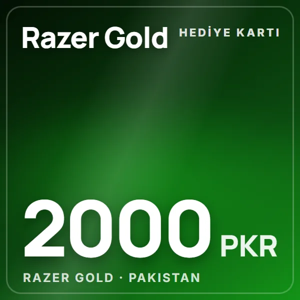 Razer Gold Pakistan 2000 PKR görseli