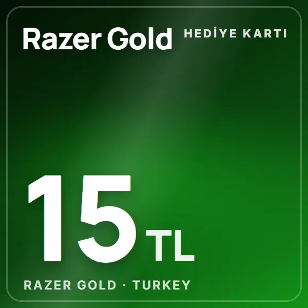 Razer Gold Turkey 15 TL görseli